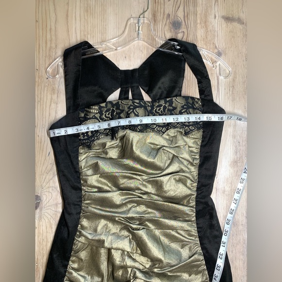 Jessica McClintock Ruched Front Cocktail Dress - Picture 12 of 17